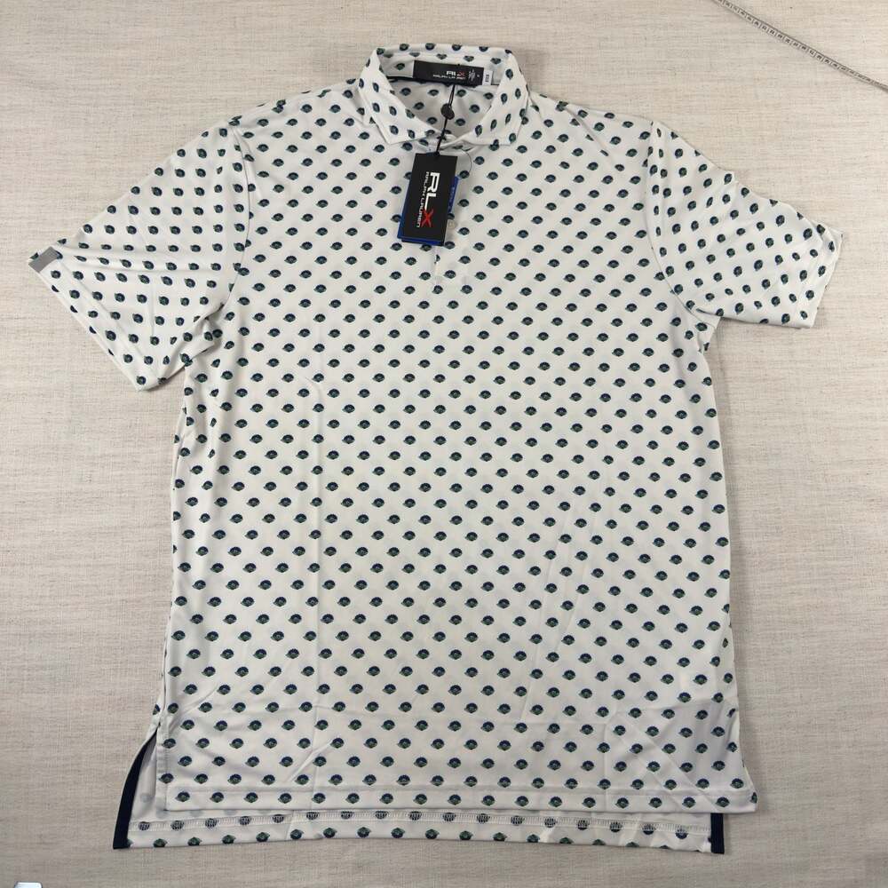 RLX Ralph Lauren Men's Floral Print Performance Golf Polo Shirt Size M